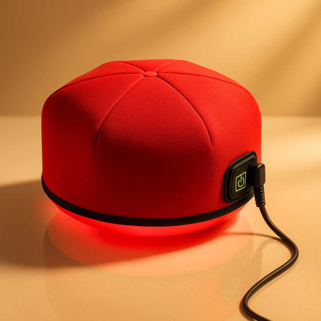 LED Scalp Massager with Red Light Therapy