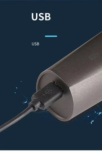 Professional 3-in-1 Electric Razor for Men with Trimmer and Shave