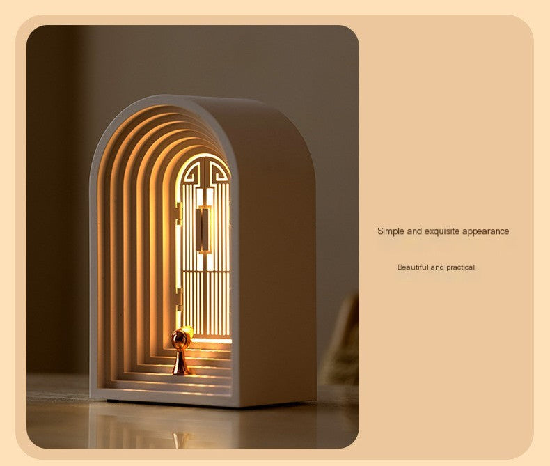 Nordic LED Table Lamp with Bluetooth Speaker and Night Light