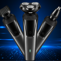 Professional 3-in-1 Electric Razor for Men with Trimmer and Shave