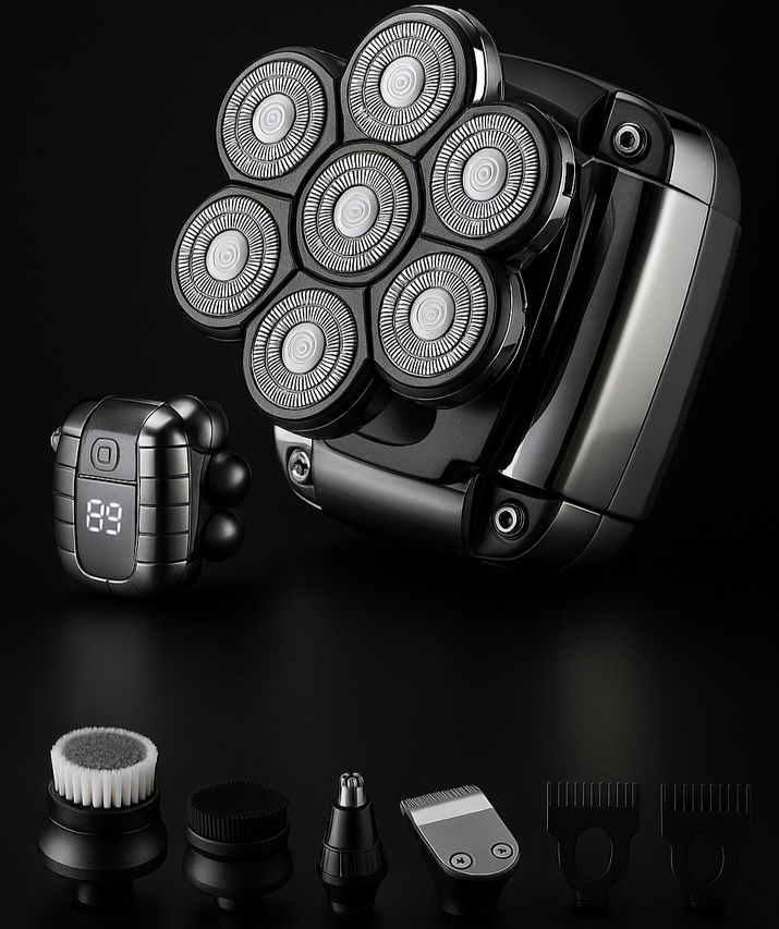 Waterproof Rechargeable Bald Head Shaver for Men