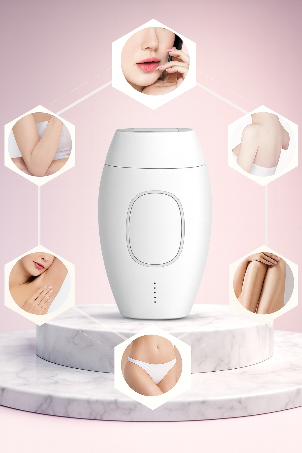 Laser Hair Removal Device for Underarms and Bikini Area
