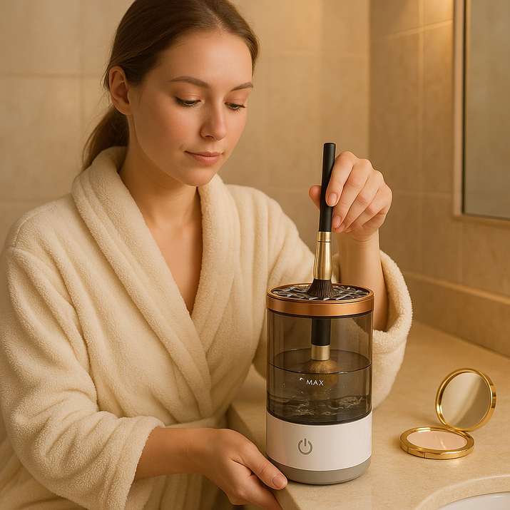 USB Plug-In Electric Makeup Brush Cleaner & Dryer