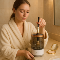 USB Plug-In Electric Makeup Brush Cleaner & Dryer
