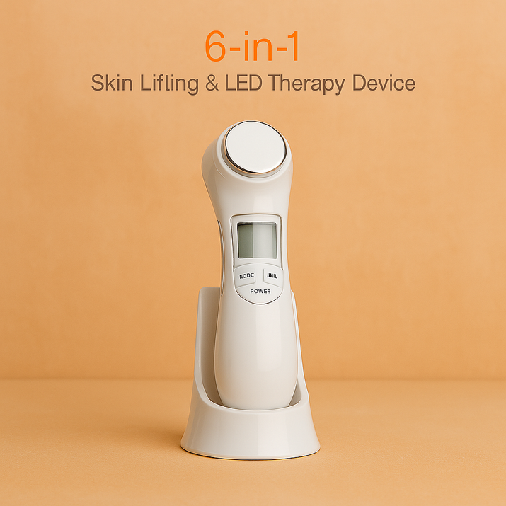 6-in-1 LED Skin Massage Beauty Device
