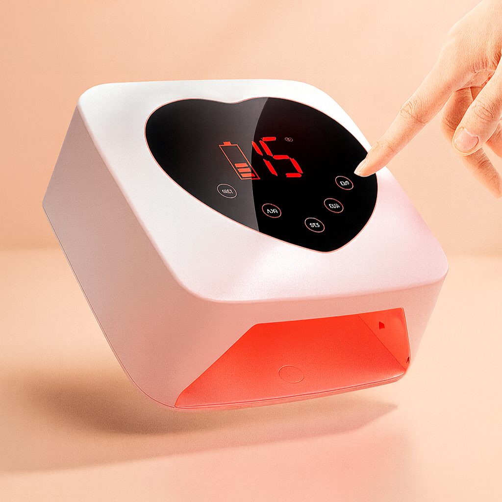 X20 Wireless Nail Lamp with Rechargeable Lithium Battery