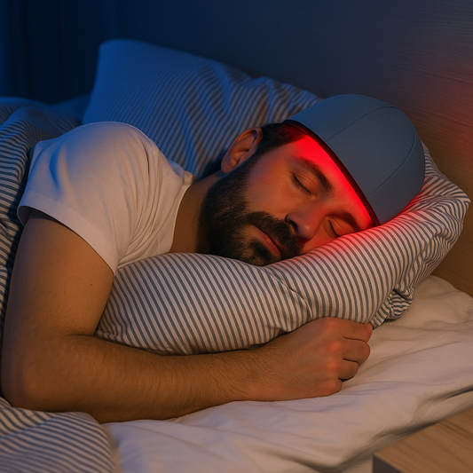 LED Scalp Massager with Red Light Therapy
