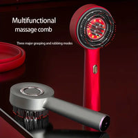 Hair Oiling Red Light Scalp Massager