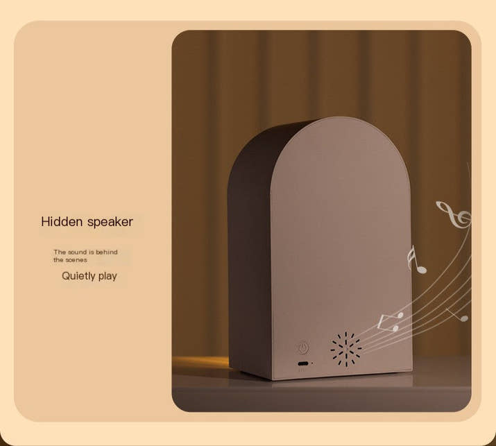 Nordic LED Table Lamp with Bluetooth Speaker and Night Light