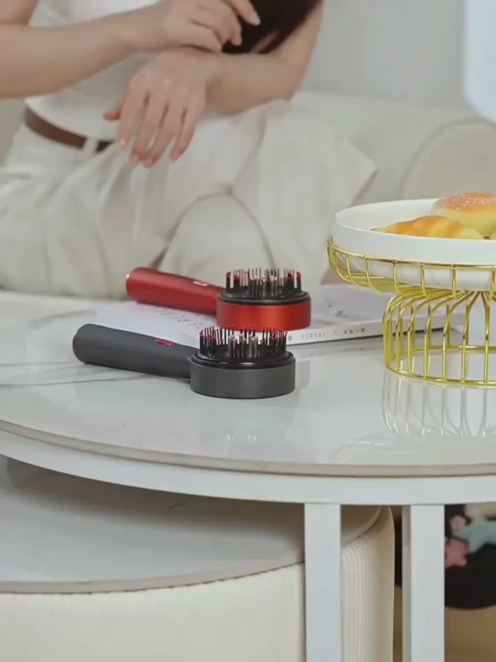 Hair Oiling Red Light Scalp Massager video