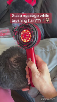 Hair Oiling Red Light Scalp Massager