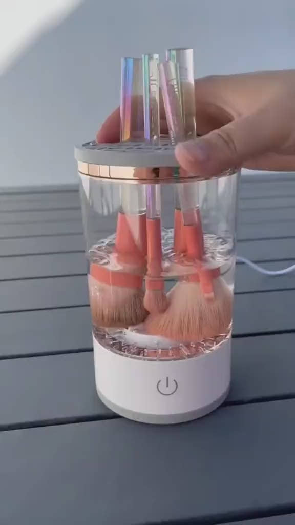 USB Plug-In Electric Makeup Brush Cleaner & Dryer