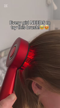Hair Oiling Red Light Scalp Massager